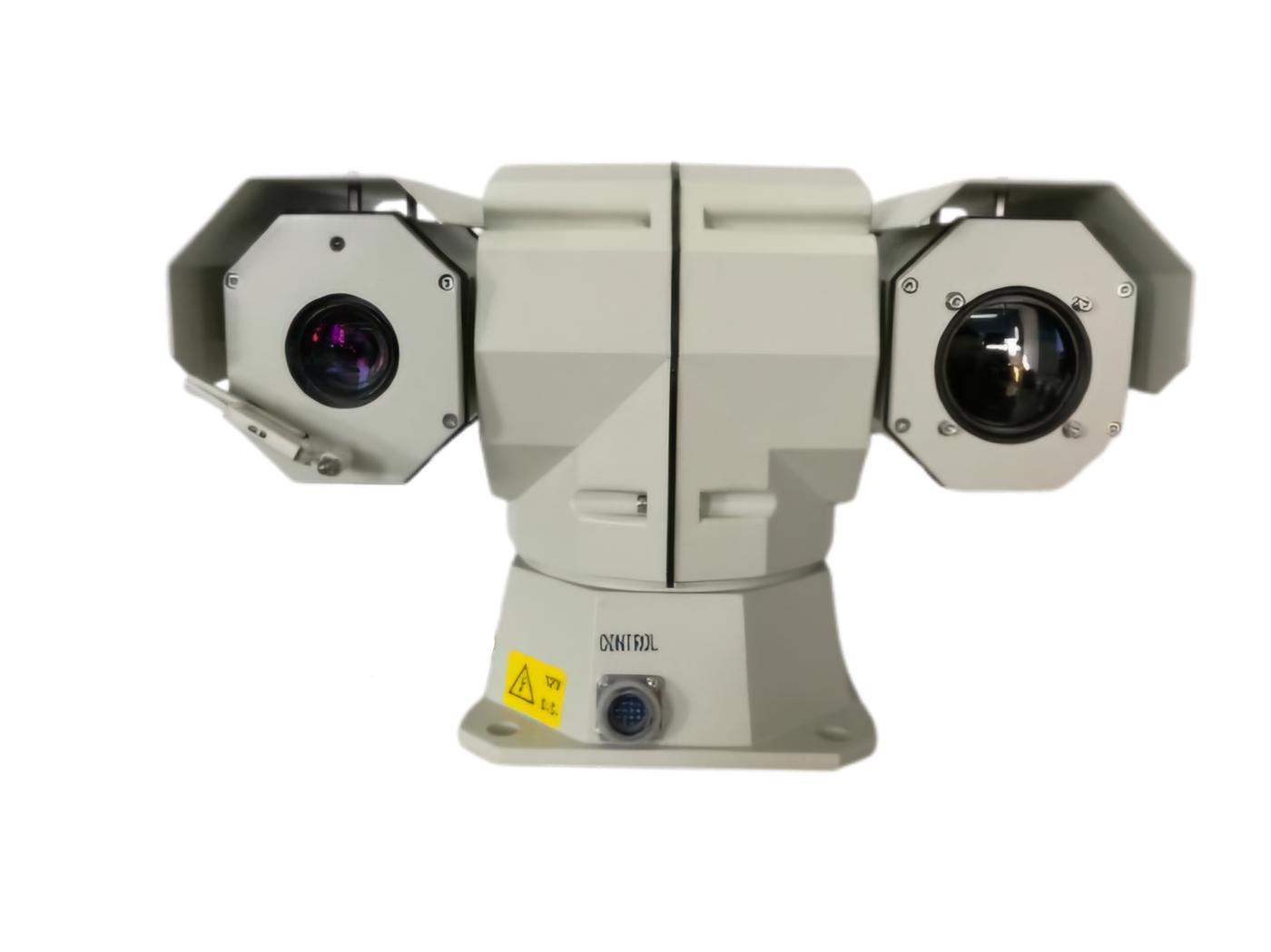 SafeForest dual-sensor detection camera — 4K optics and infrared thermography side by side